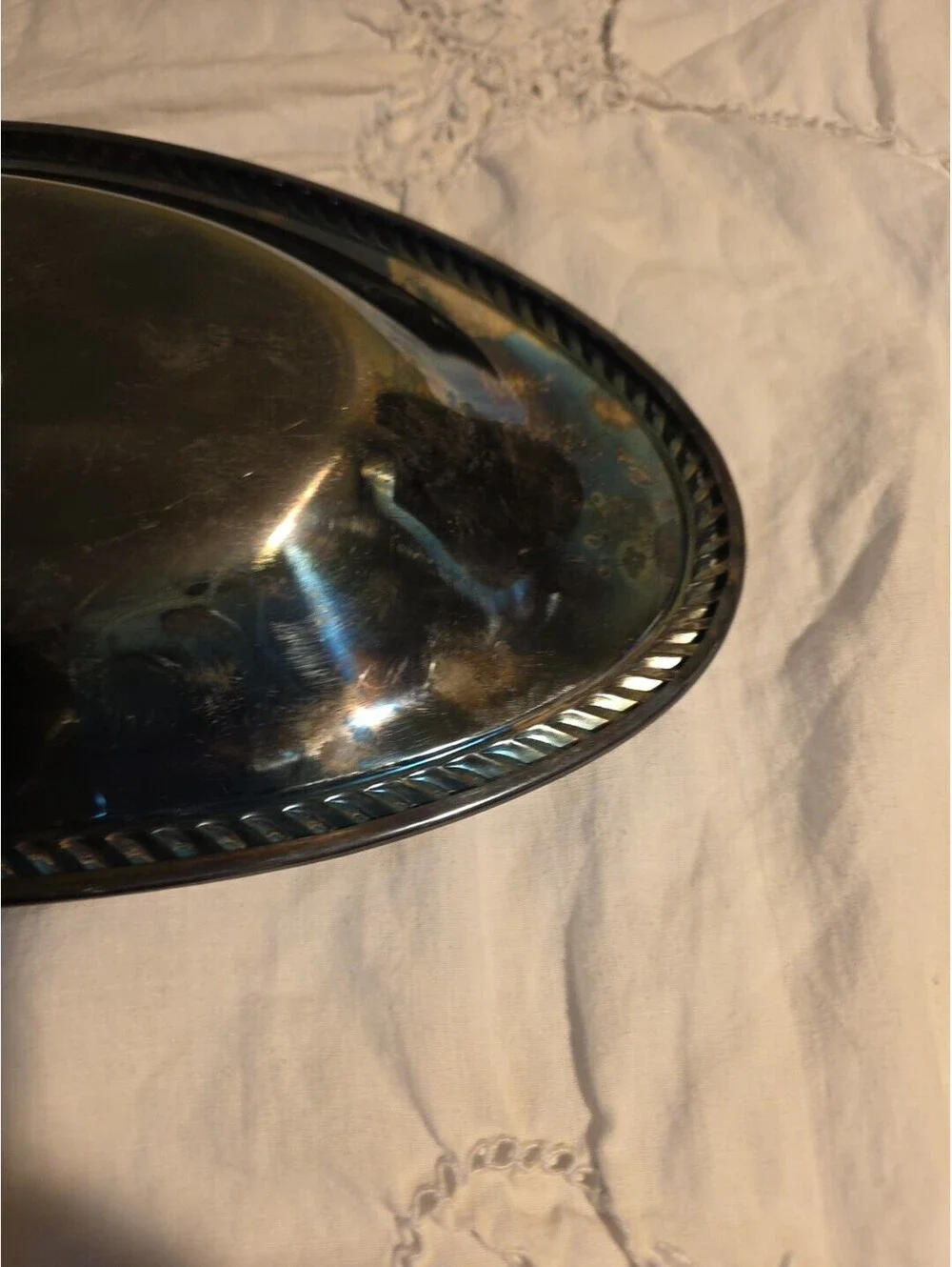 WM. A. Rogers By Oneida Ltd Silversmiths  Oval Dish
